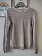 Damski sweter Reiss r.M beżowy bawełna len