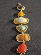 Bransoletka w stylu navajo – kamienie, regulowana, nowa