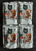ACTIV PET małe rasy kawałki w sosie INDYK MARCHEWKA JAGNIĘCINA DRÓB 4x100g