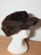 Czapka zimowa futrzana Nowa rozm 56