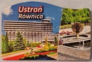 Magnes na lodówkę, pamiątka z polskich gór - Ustroń - Równica 75x65 