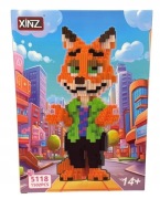 Klocki ZWIERZOGRÓD figurka 3D Judy nick LIS ZOOTOPIA