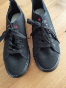 AMERICAN CLUB LH83 ORYGINALNE, STYLOWE TRAMPKI, TENISÓWKI DAMSKIE CZARNE 41