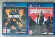 Call of Duty IV i Wolfenstein II PL PS4 PS5 zestaw 