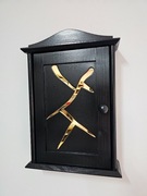 Szafka ma klucze Domek Organizer Jakość Drewno Wieszak Luksusowy Nowoczesny