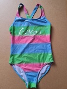 Piękny kolorowy strój kąpielowy 158 jednoczęściowy