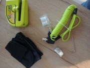 BLOKADA TARCZY HAMULCOWEJ Z ALARMEM Motocykl Motor