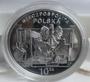10 zł 2007 ENIGMA POLACY ZŁAMALI SZYFR Rejewski Zygalski Różycki Ag 925 UNC