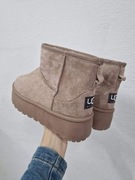 Ciemny beż botki śniegowce emu UGG r. 37 (24 cm)
