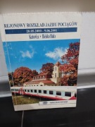  Rejonowy ROZKLAD JAZDY POCIĄGÓW  2000-2001 Katowice-Bielsko Biala PKP