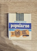 Pudełko po papierosach POPULARNE PRL