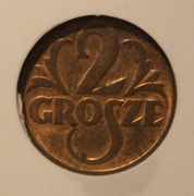 2 GR GROSZE 1938 GCN MS69 - MAXXX NOTA, RARYTAS - UNIKAT W TAKIEJ NOCIE
