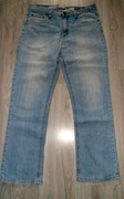 SPODNIE JEANS jasne 33/32 XL pas 47/180
