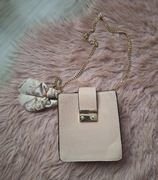 Mała śliczna elegancka torebka listonoszka elegancka ZARA pudrowy róż