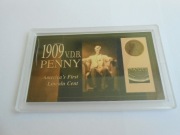 Moneta 1 cent USA 1909 r w Gradingu