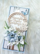 Luksusowa kartka na Chrzest 3D, Pamiątka Chrztu Świętego w pudełku, prezent