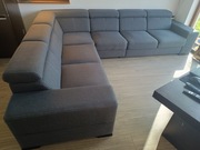 Narożnik grafit 260x330cm z funkcją spania, duży, wygodny 