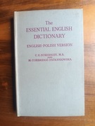 The essential english dictionary C. E. Eckersley I wydanie 1951 rok