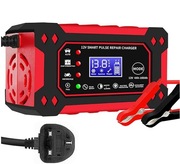 Ładowarka akumulatorów samochodowych 12 V 6 A, w pełni automatyczna