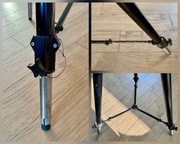 Statyw Manfrotto 528XB (do 50kg) + półkula poziomująca