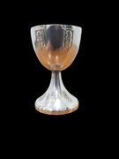 Srebrny okazały kieliszek