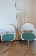 Krzesełko IKEA krzesło obrotowe biurowe dla dziecka 2 sztuki 