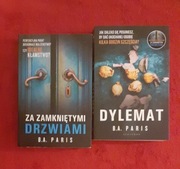 Za zamkniętymi drzwiami + Dylemat - B.A. Paris (wydania standardowe, db+)