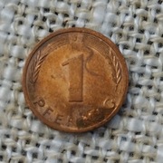 Niemcy RFN 1 pfennig 1990 J