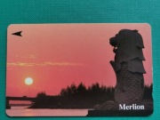 SINGAPUR  / STARA /     - Karta telefoniczna  /  POMNIKI