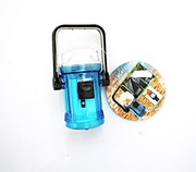 Latarka do namiotu na biwak do codziennego użytku NIEBIESKA