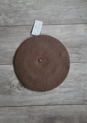 Grace focus fashion beret mocca wełniany nowy