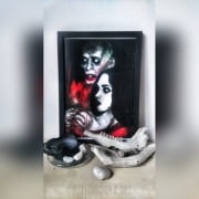 Nosferatu Wampir print obrazek plakat goth