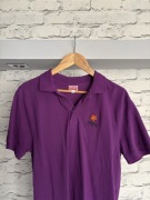 T-shirt marki Kenzo Paris Rozmiar S 100% bawełna fiolet polo