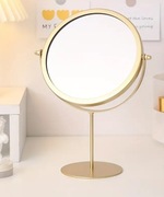 Złote lusterko do makijażu 