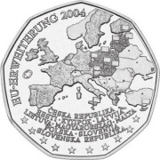 Austria 5 euro, 2004 Rozszerzenie Unii Europejskiej