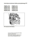 Instrukcja napraw silnik IVECO F5BFL414, F5DFL414, F5GFL414, F5HFL414 PL