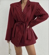 Sukienka / marynarka damska burgundowa nowa rozmiar XL