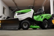 Traktorek ogrodowy kosiarka Viking MT585 17KM pług