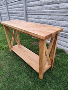 Konsola dębowa lite drewno 