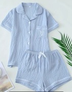 Komplet dwuczęściowy piżama góra i spodenki L