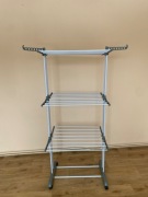 Suszarka Wieszak na Pranie XXL Składana Stojąca do 40kg Stabilna Kółka