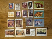 Zestaw rumuńskich znaczków pocztowych lata 50-70