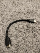 Kabel HDMI czarny 0,25 metra