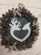 Stroik świąteczny, zawieszka 22cm. 