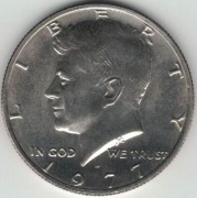 USA Half dollar 1/2 dolara 50 centów 1977 D - 30,61 mm