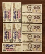 20 złotych R. Traugutt z PRL z 1982r. UNC z paczki bankowej AH 4469554