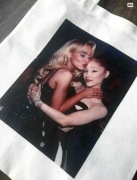 Torebka torba tote bag materiał non woven Ariana grande Sabrina carpenter 