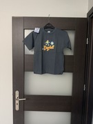 T-shirt chłopięcy szary z nadrukiem nowy rozmiar 134