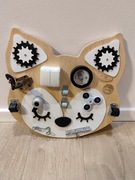 Tablica manipulacyjna sensoryczna lis lisek