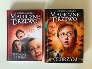 Dwie książki z serii Magiczne drzewo "Czerwone krzesło" i "Olbrzym"